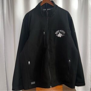 DDX Dri Duck Men’s Black Soft Shell Full-Zip Rain Jacket Size XL